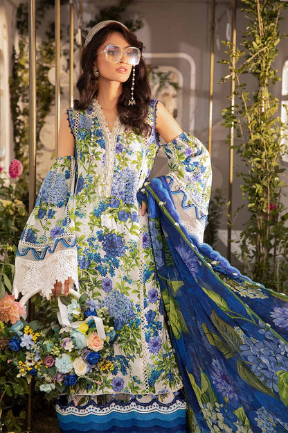 Pure Lawn Digital Embroidered Dress - LCS002