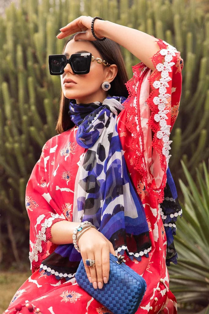 Pure Lawn Digital Embroidered Dress - LL109