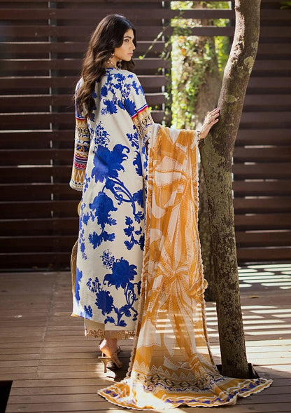 Pure Lawn Digital Embroidered Dress - LL112