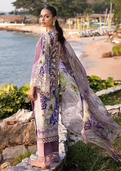 Pure Lawn Digital Embroidered Dress - LL114