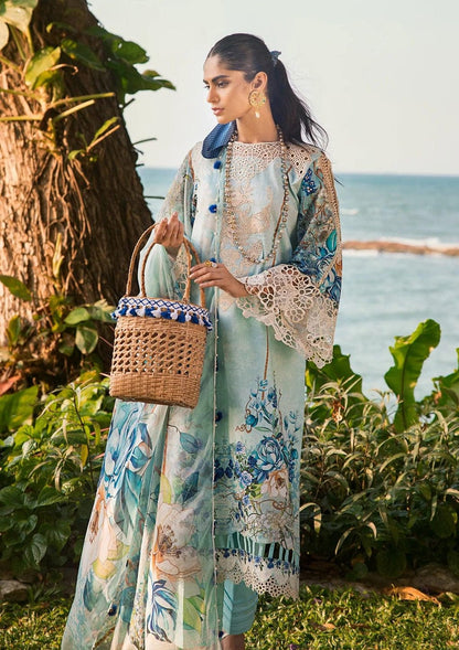 Pure Lawn Digital Embroidered Dress - LL115