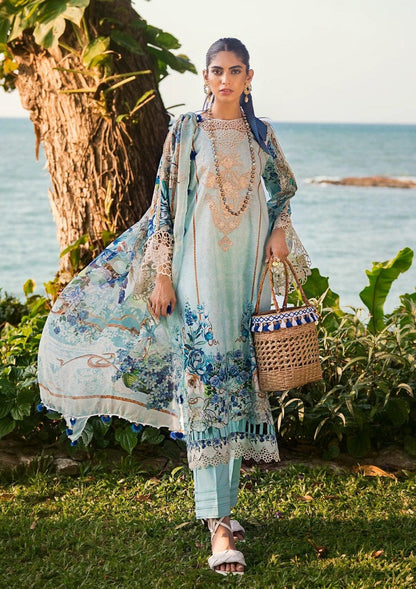 Pure Lawn Digital Embroidered Dress - LL115