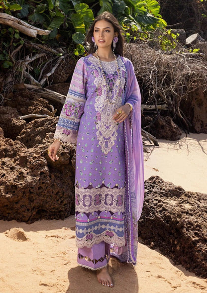 Pure Lawn Digital Embroidered Dress - LL118