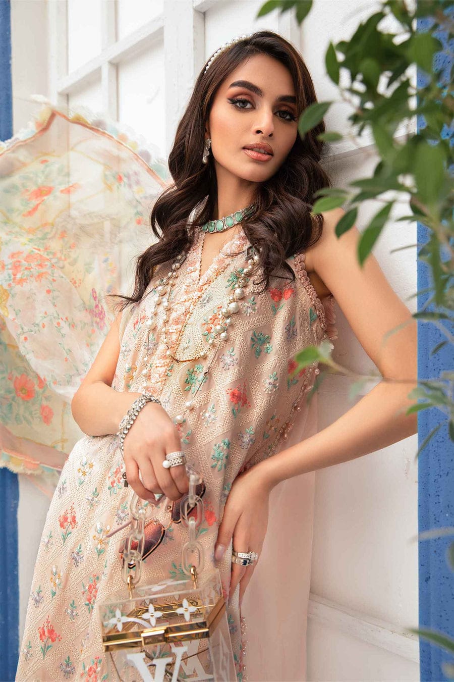Pure Lawn Digital Embroidered Dress - LL120