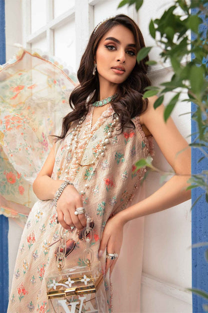 Pure Lawn Digital Embroidered Dress - LL120