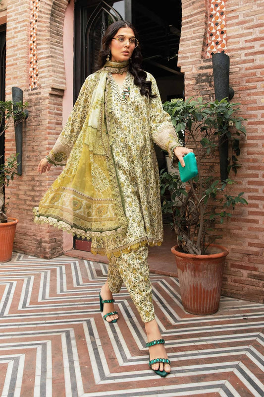 Pure Lawn Digital Printed Dress - LL124