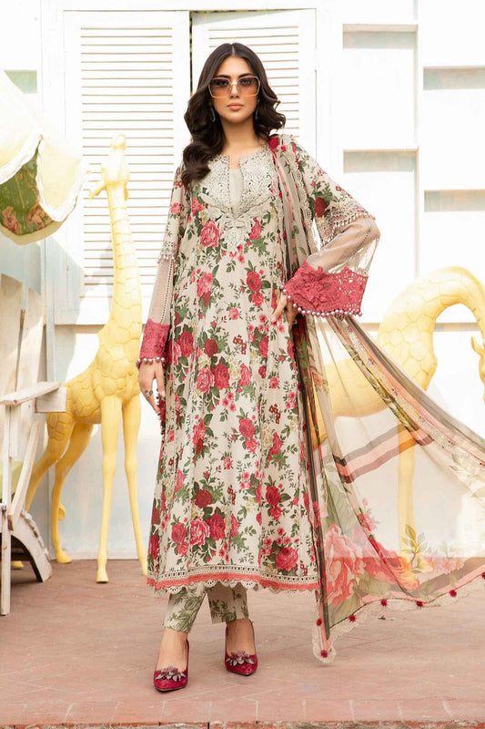 Pure Lawn Digital Printed Dress - LL136