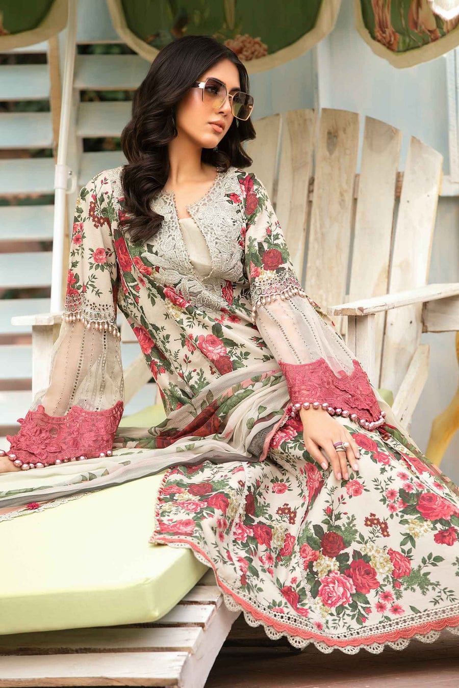 Pure Lawn Digital Printed Dress - LL136