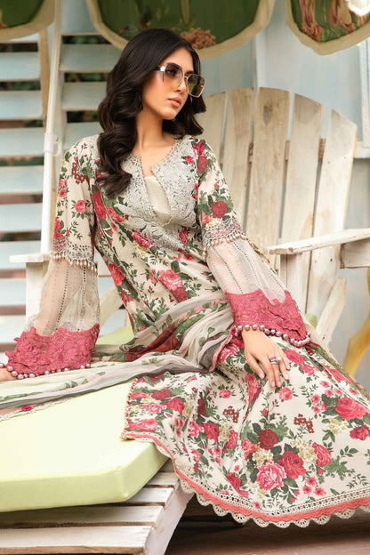 Pure Lawn Digital Printed Dress - LL136