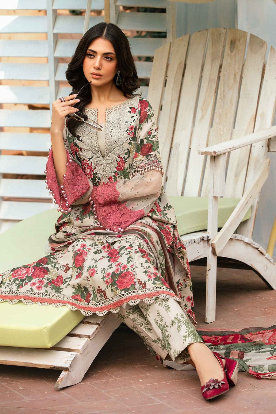 Pure Lawn Digital Printed Dress - LL136