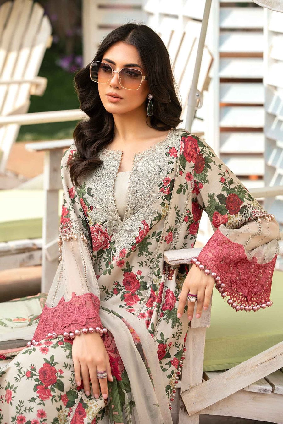 Pure Lawn Digital Printed Dress - LL136