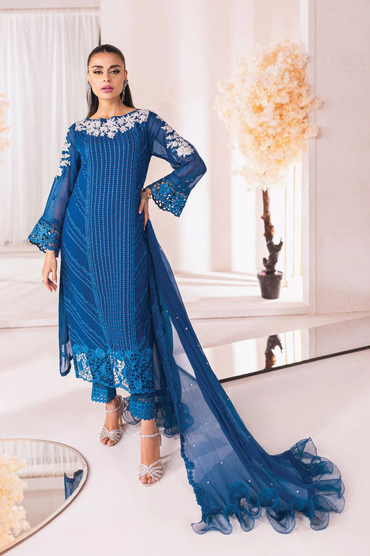 Pure Chiffon Elegant Embroidered Dress : PW203