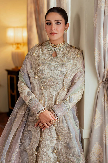 Pure Chiffon Embroidered Wedding Dress - WW259