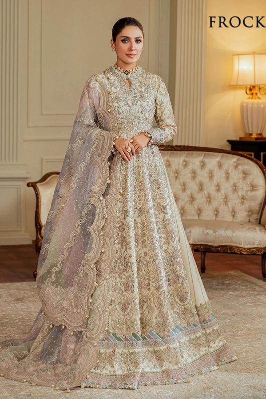 Pure Chiffon Embroidered Wedding Dress - WW259