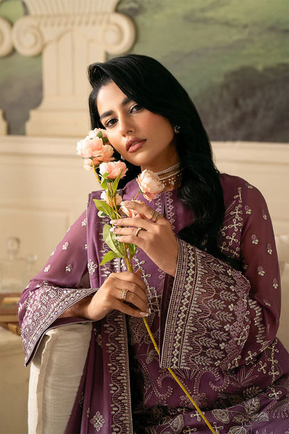 Pure Chiffon Plump Embroidered Dress - WW301