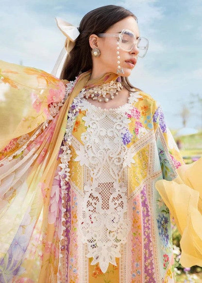 Pure Lawn Digital Embroidered Dress - LL232